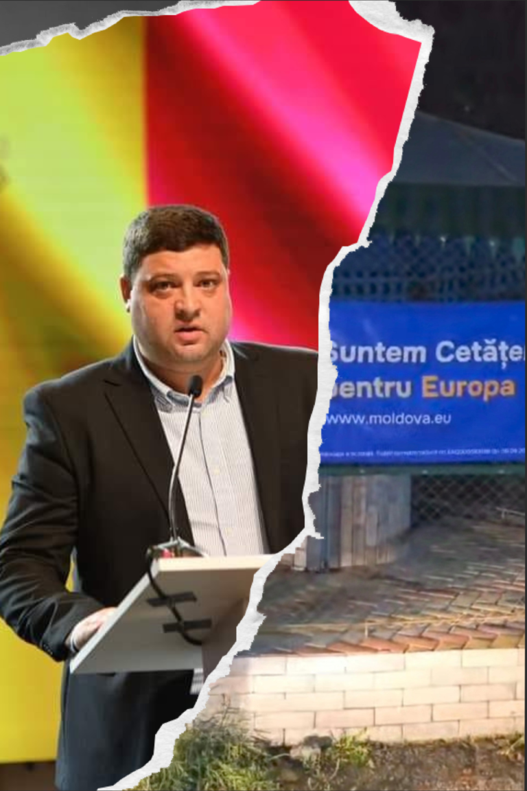 Nemulțumire la Fălești: Primarul Severin Critică Amplasarea Neautorizată a Bannerelelor pentru Referendumul din 20 Octombrie